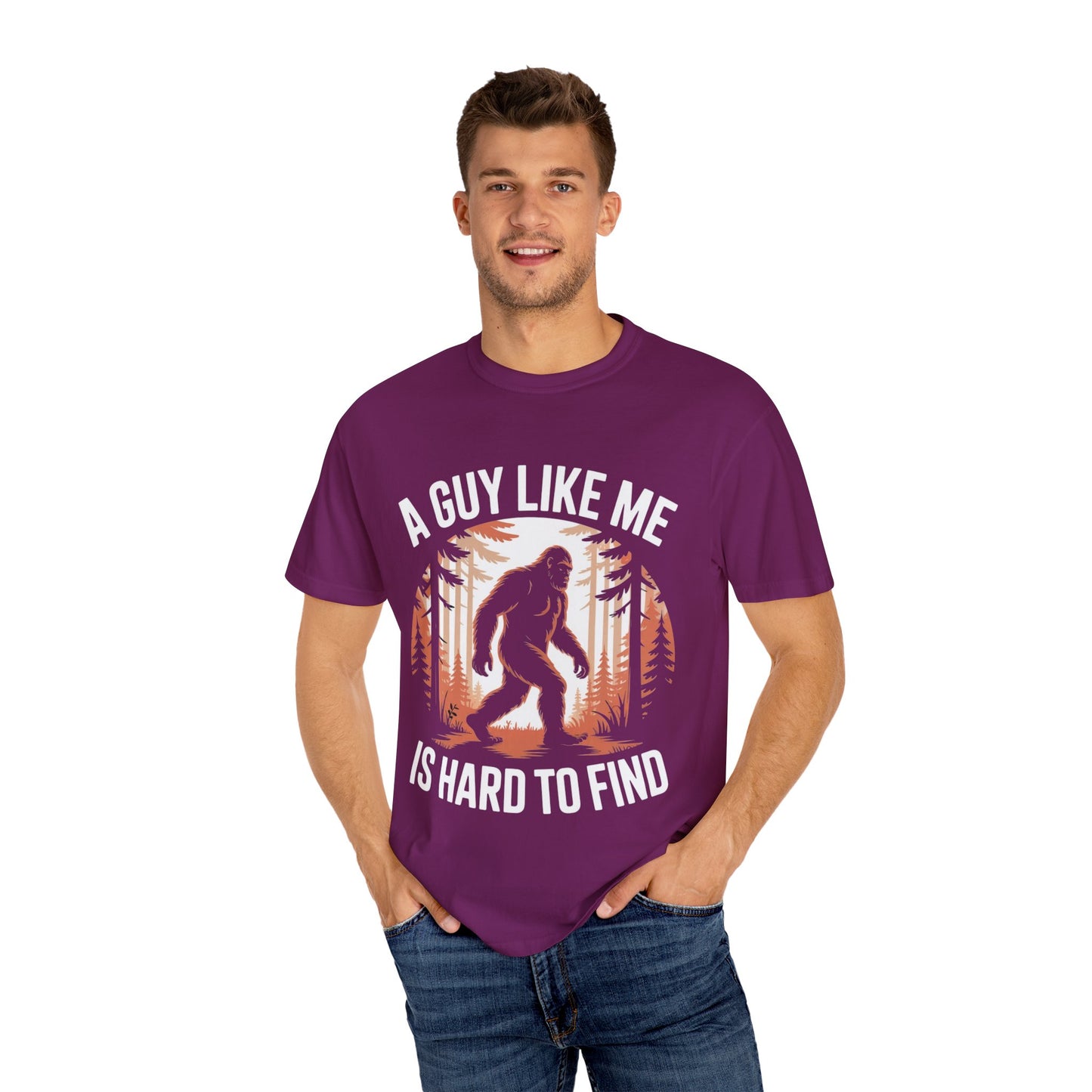 Bigfoot in the Woods Tee – Funny Sasquatch Dating Shirt