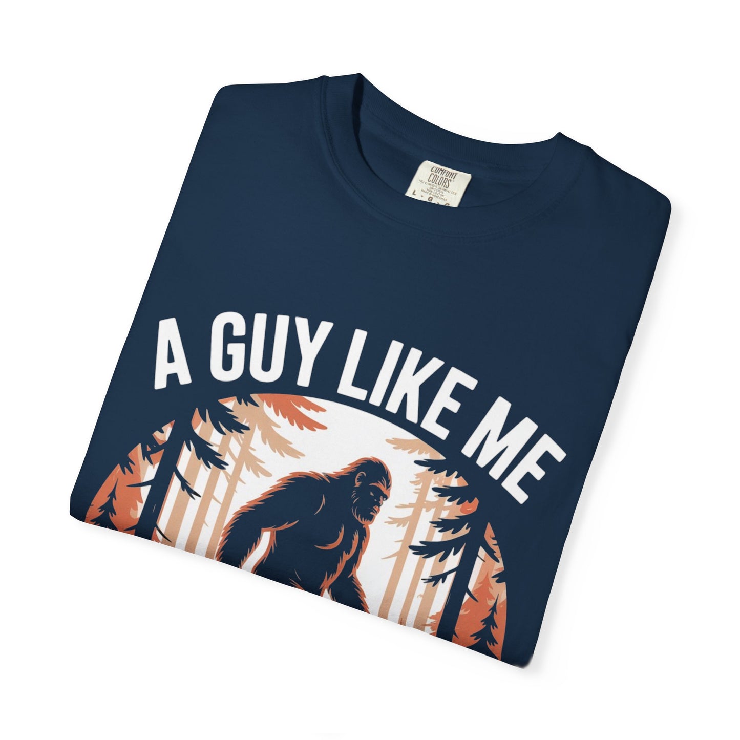 Bigfoot in the Woods Tee – Funny Sasquatch Dating Shirt