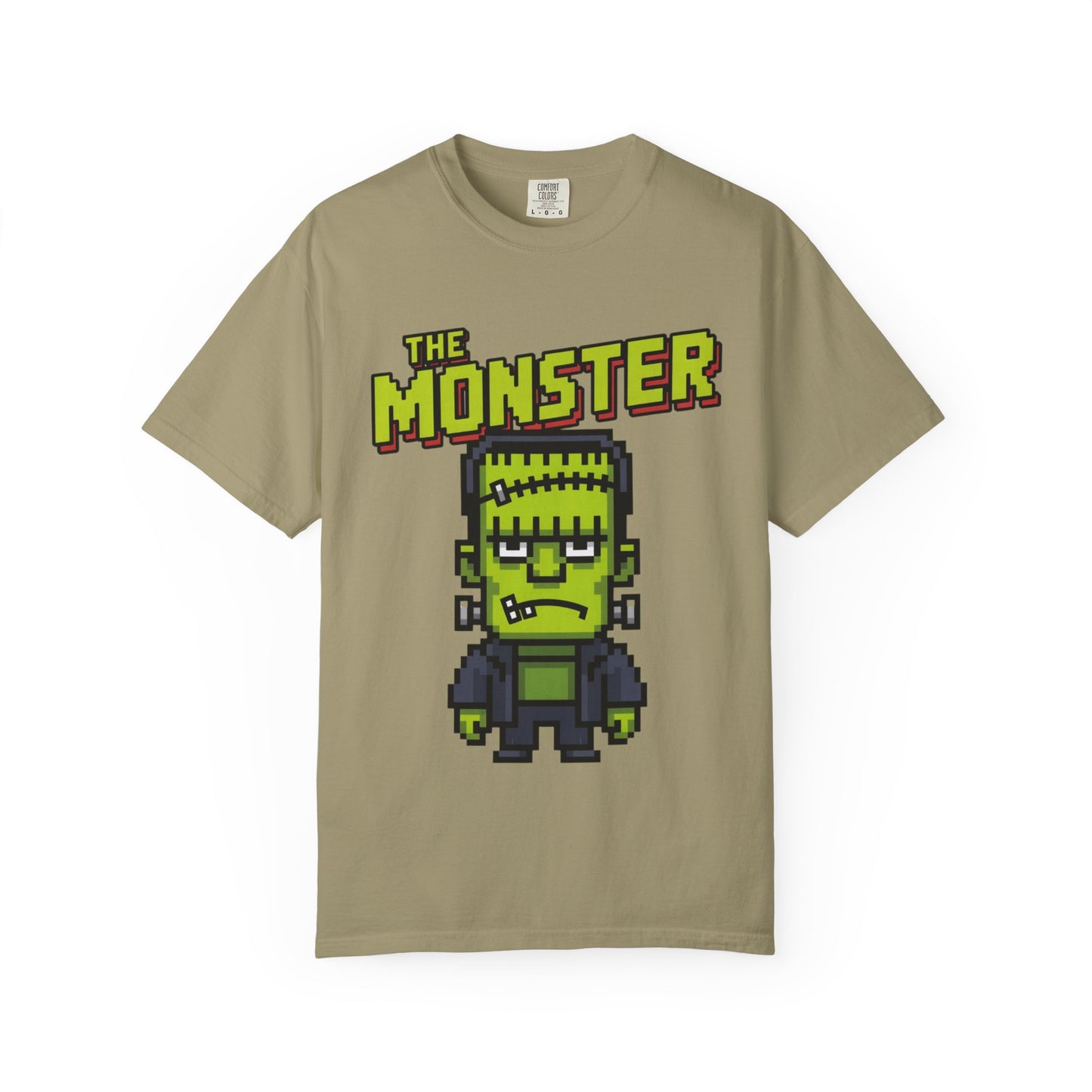 The Monster Pixel Art Tee – Retro Frankenstein Gaming Shirt