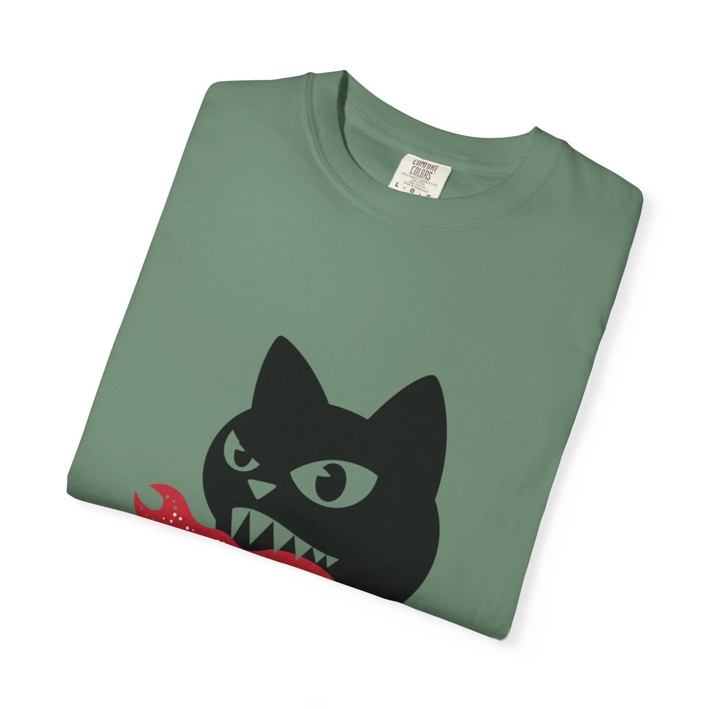 Tokyo Fire Cat Tee – Japanese Graphic Retro-Inspired Shirt