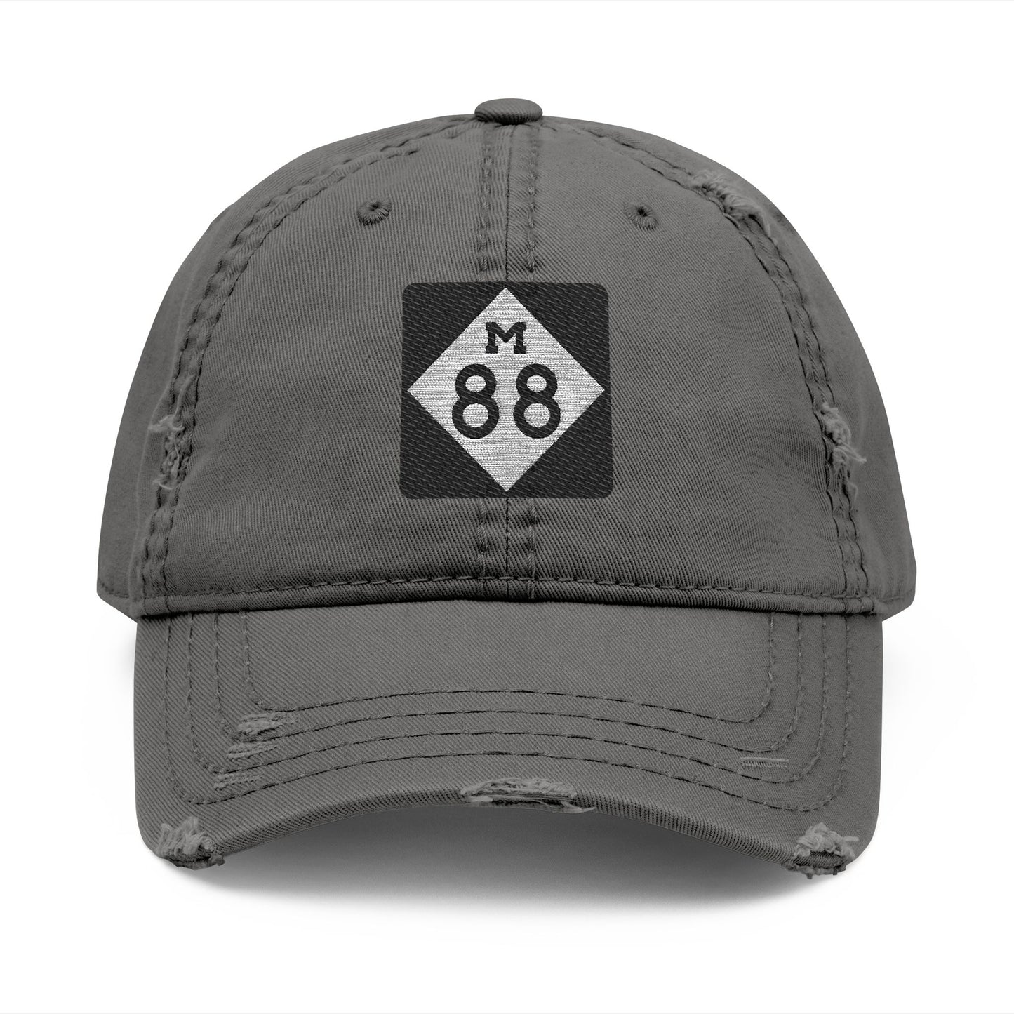 Embroidered M88 Michigan Distressed Dad Hat