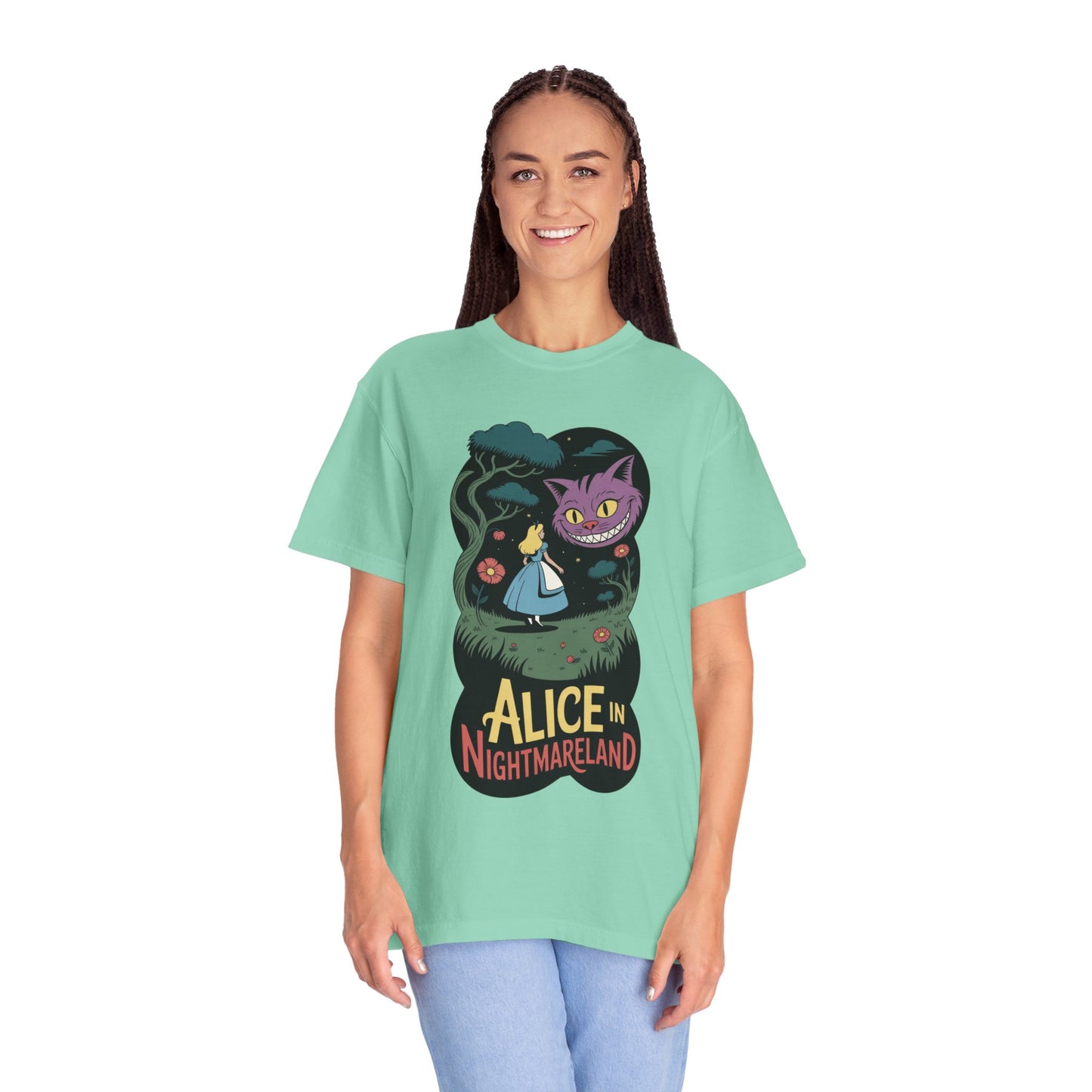 Alice in Nightmareland Tee – Dark Fairy Tale Comfort Colors Shirt
