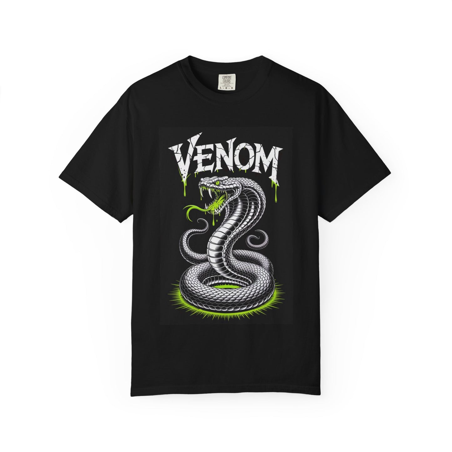 Venom Snake Tee – Toxic Graphic Metal-Inspired Shirt