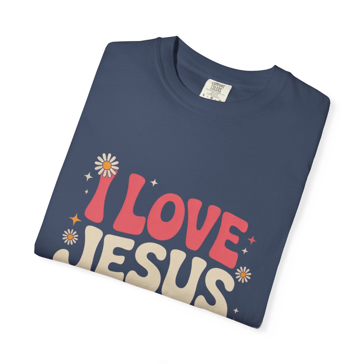 I Love Jesus & Pickles Tee – Faith Meets Flavor Comfort Colors T-Shirt