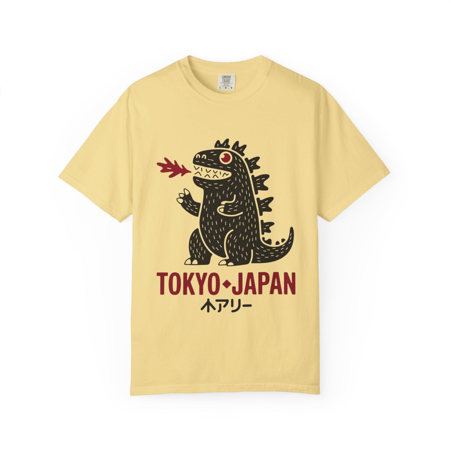 Tokyo Kaiju Tee – Cute Fire-Breathing Monster Graphic Shirt
