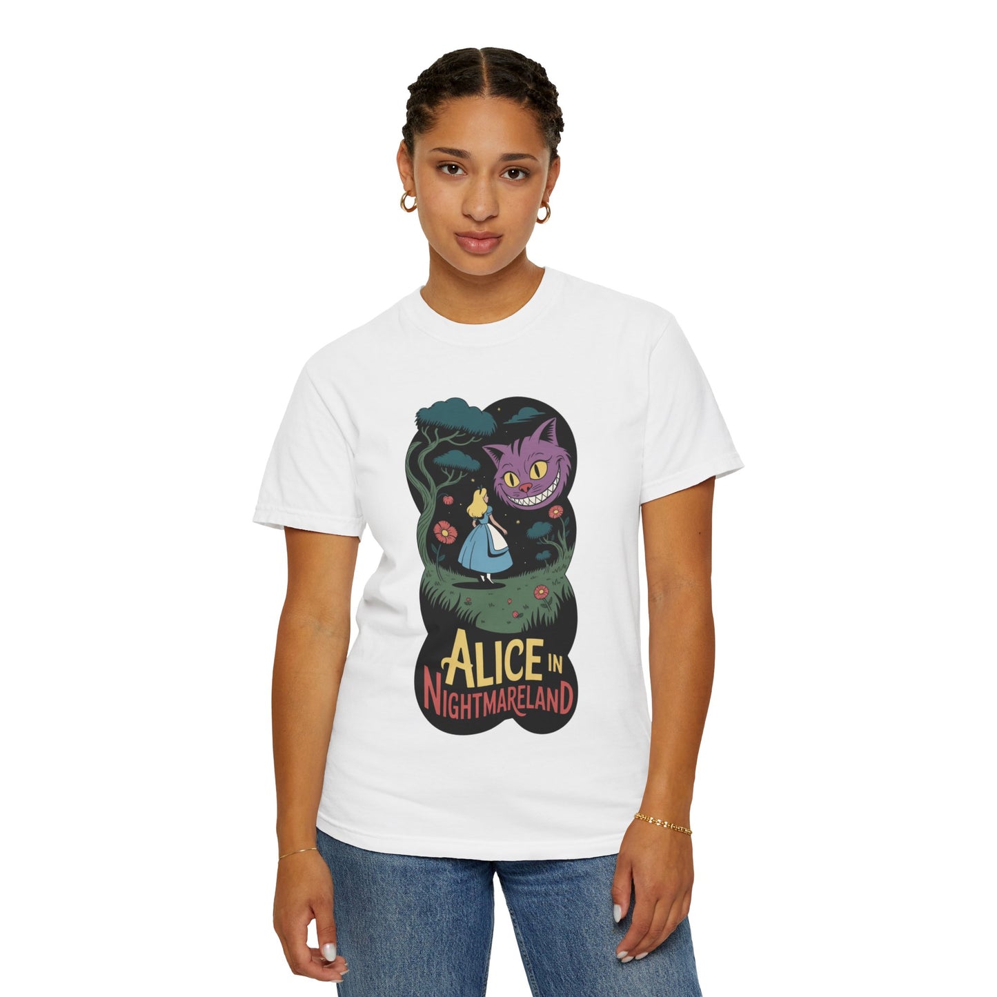Alice in Nightmareland Tee – Dark Fairy Tale Comfort Colors Shirt