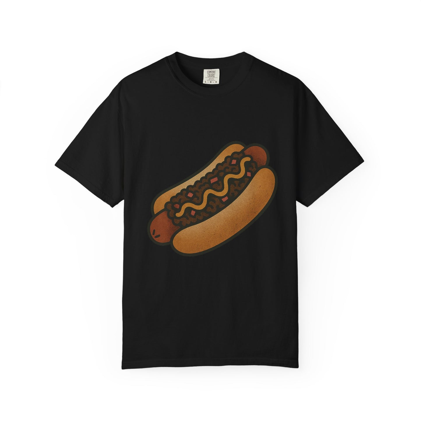 Chili Dog Tattoo Tee – Comfort Colors Unisex Garment-Dyed T-Shirt