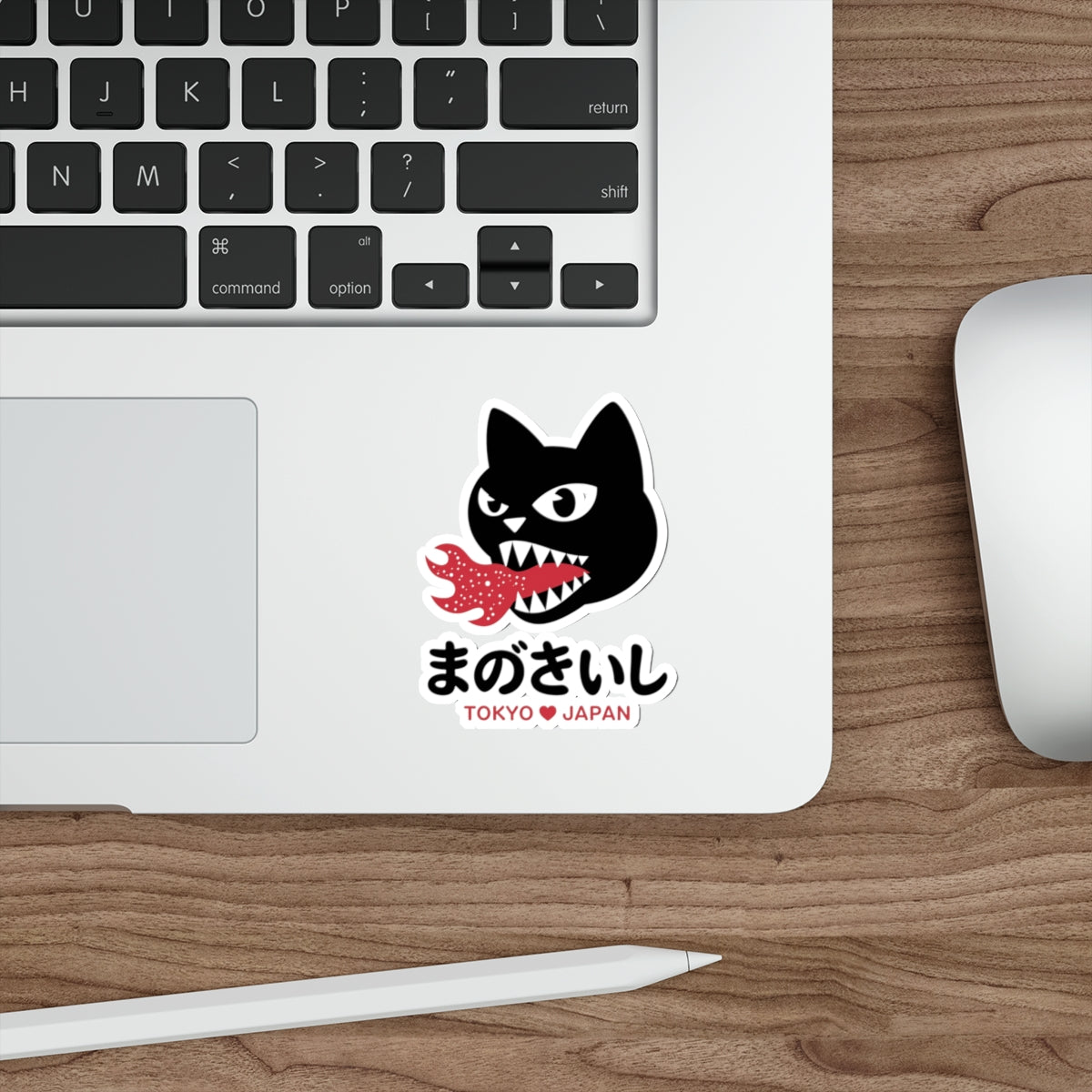 Tokyo Fire Cat Sticker – Die-Cut Vinyl Sticker