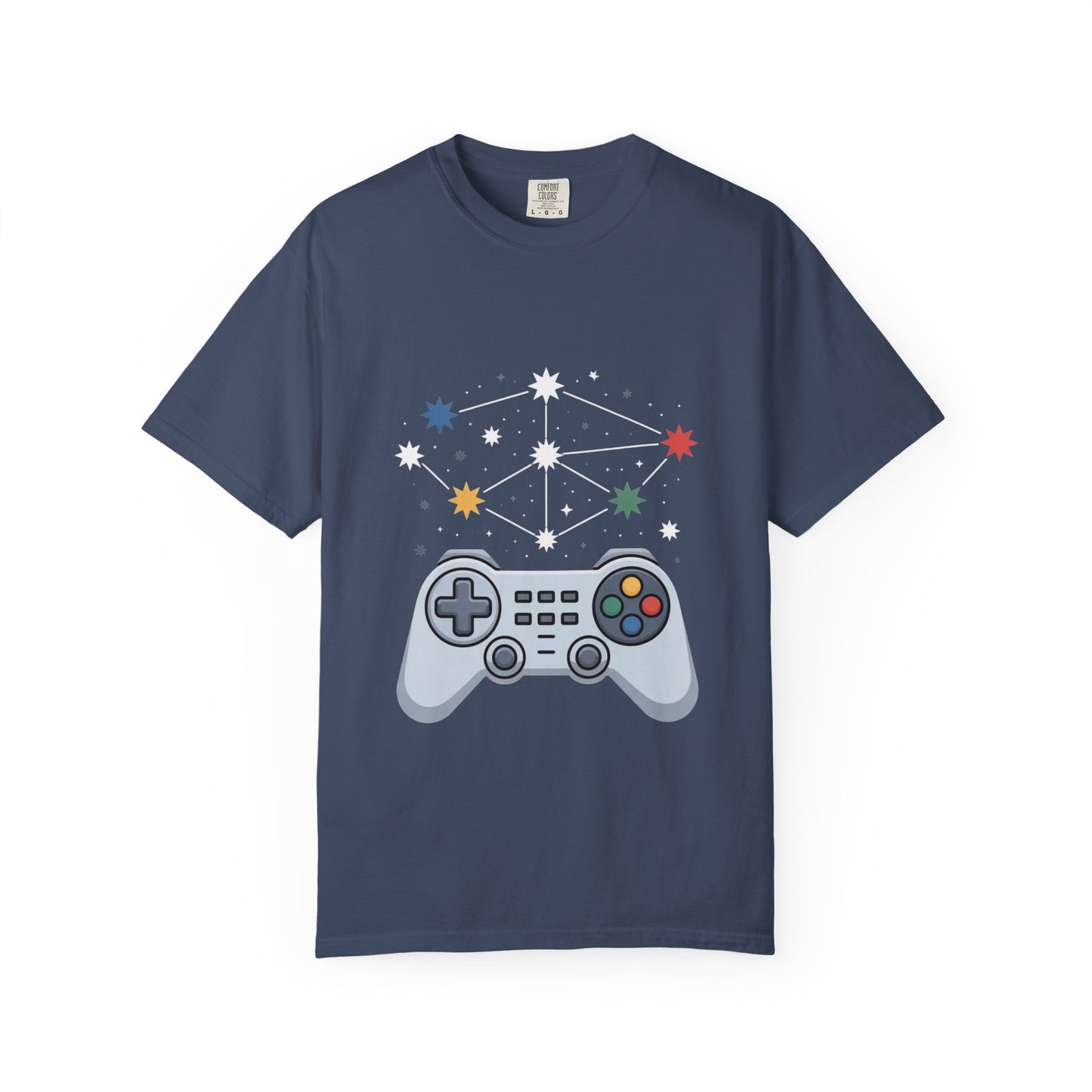 Game Galaxy Tee – Cosmic Gaming Controller Comfort Colors T-Shirt
