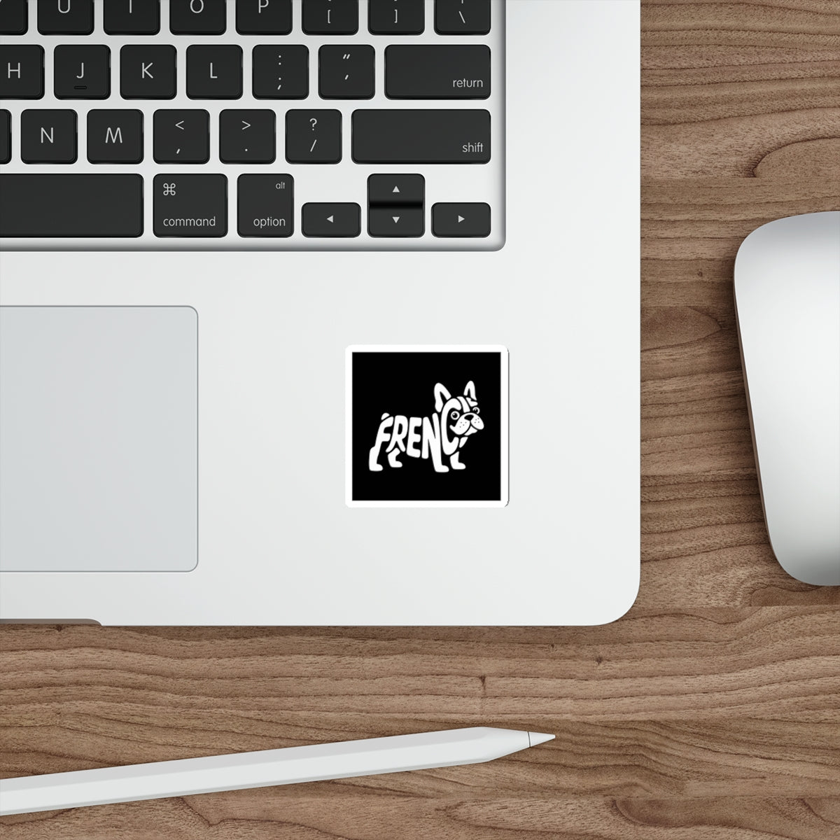 Frenchie Silhouette Sticker – Die-Cut Vinyl Sticker
