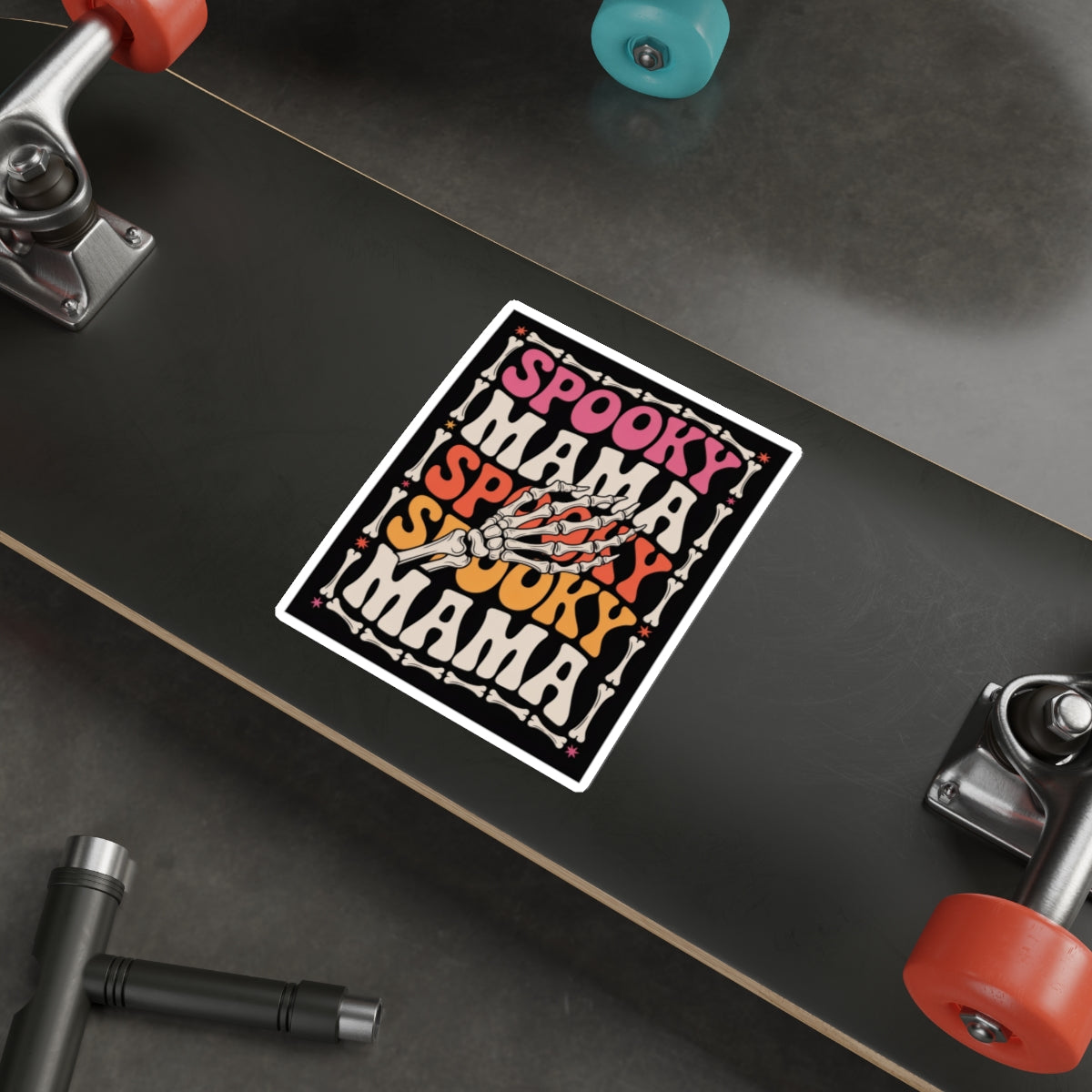 Spooky Mama Sticker – Die-Cut Vinyl Sticker