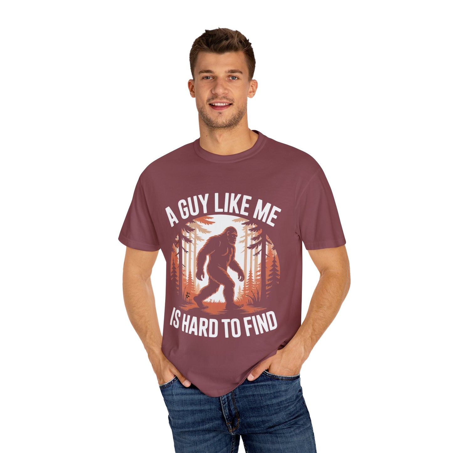 Bigfoot in the Woods Tee – Funny Sasquatch Dating Shirt