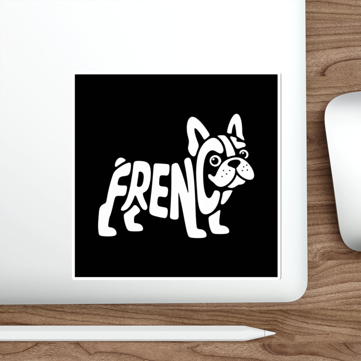 Frenchie Silhouette Sticker – Die-Cut Vinyl Sticker