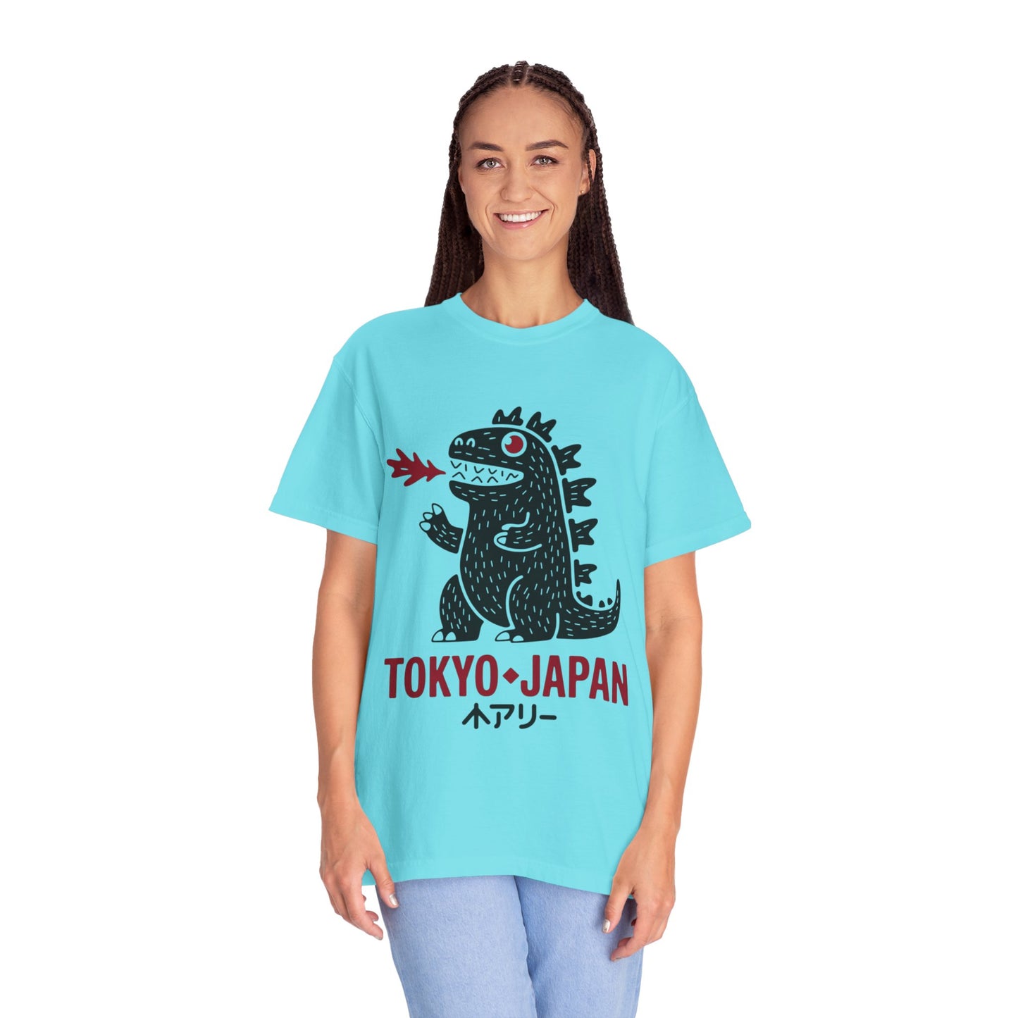 Tokyo Kaiju Tee – Cute Fire-Breathing Monster Graphic Shirt