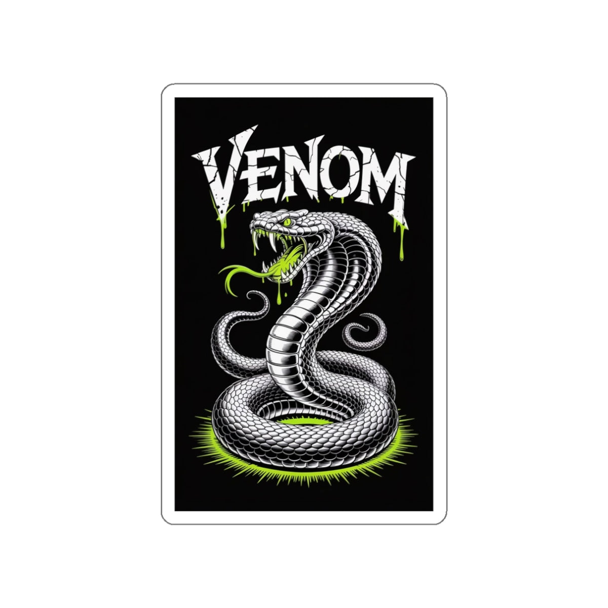 Venom Snake Sticker – Die-Cut Vinyl Sticker