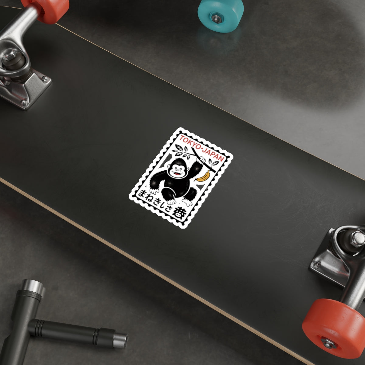 Tokyo Banana Gorilla Sticker – Die-Cut Vinyl Sticker
