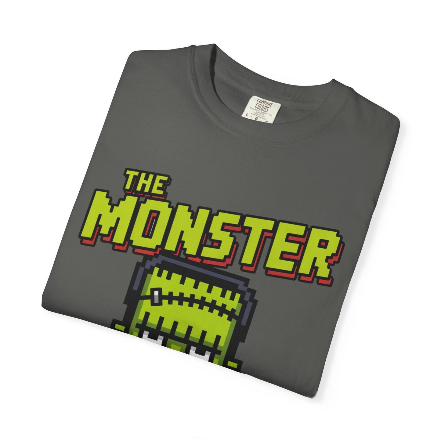 The Monster Pixel Art Tee – Retro Frankenstein Gaming Shirt