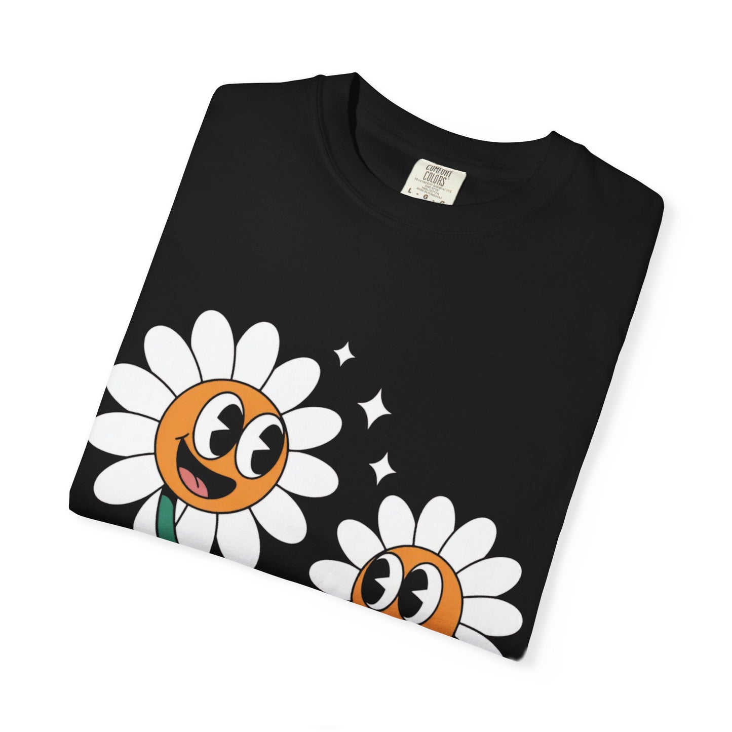 Flower Friends Tee – Retro Cartoon Daisy T-Shirt