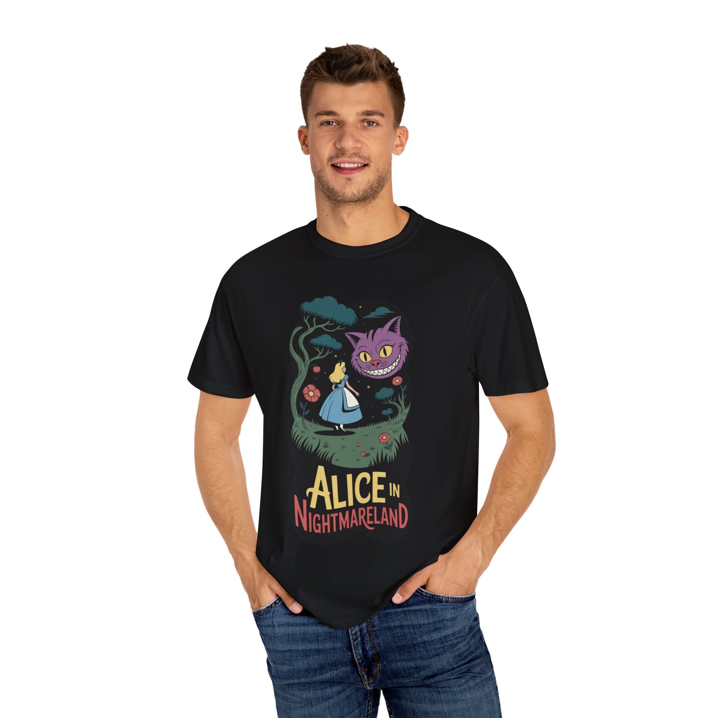 Alice in Nightmareland Tee – Dark Fairy Tale Comfort Colors Shirt