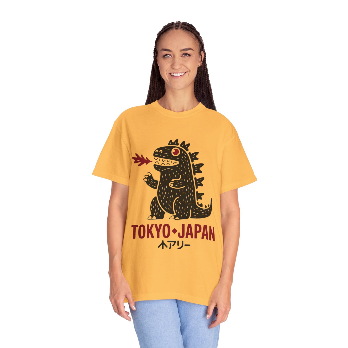 Tokyo Kaiju Tee – Cute Fire-Breathing Monster Graphic Shirt