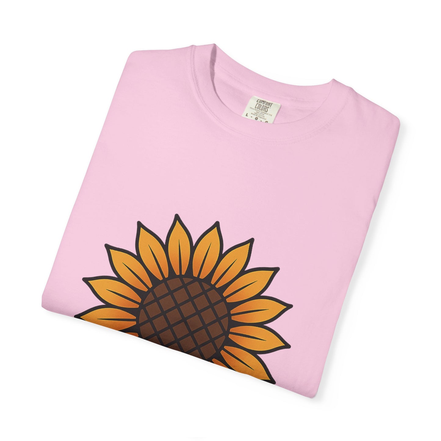 Sunflower Flash Tattoo Tee – Comfort Colors Unisex Garment-Dyed T-Shirt