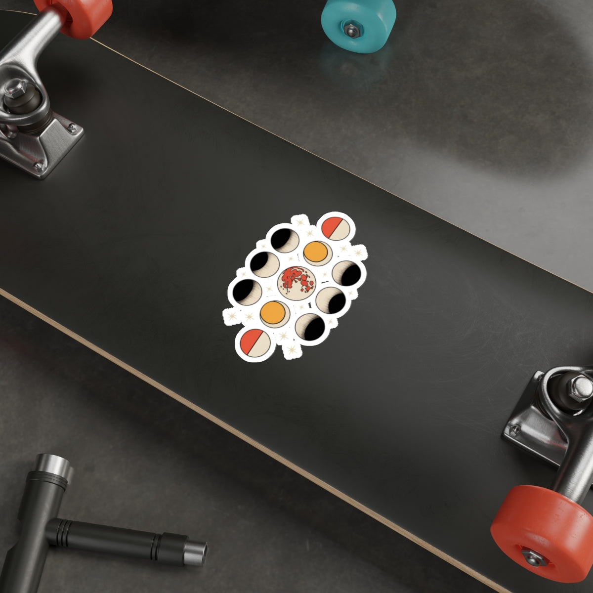 Lunar Phases Sticker – Die-Cut Vinyl Sticker