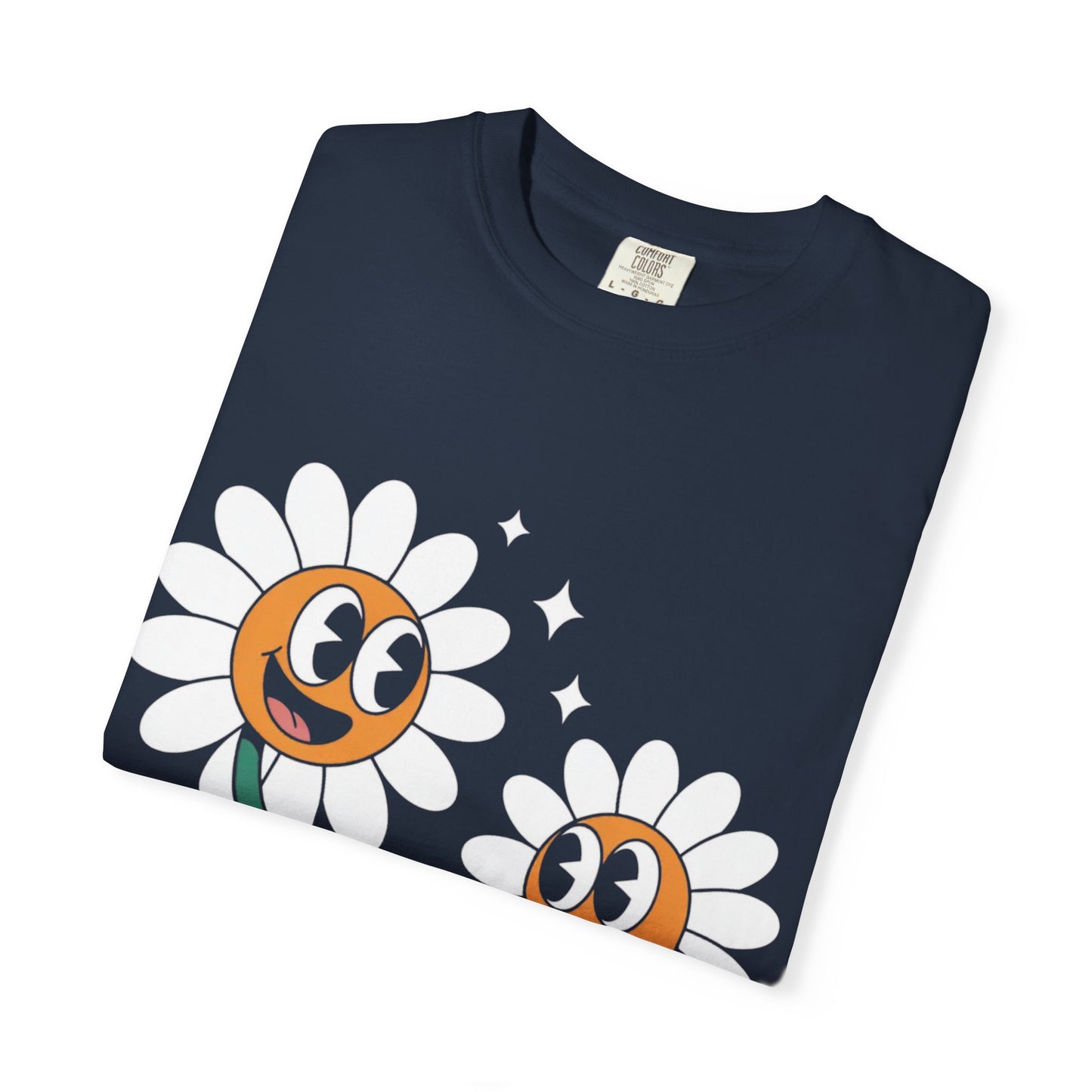 Flower Friends Tee – Retro Cartoon Daisy T-Shirt
