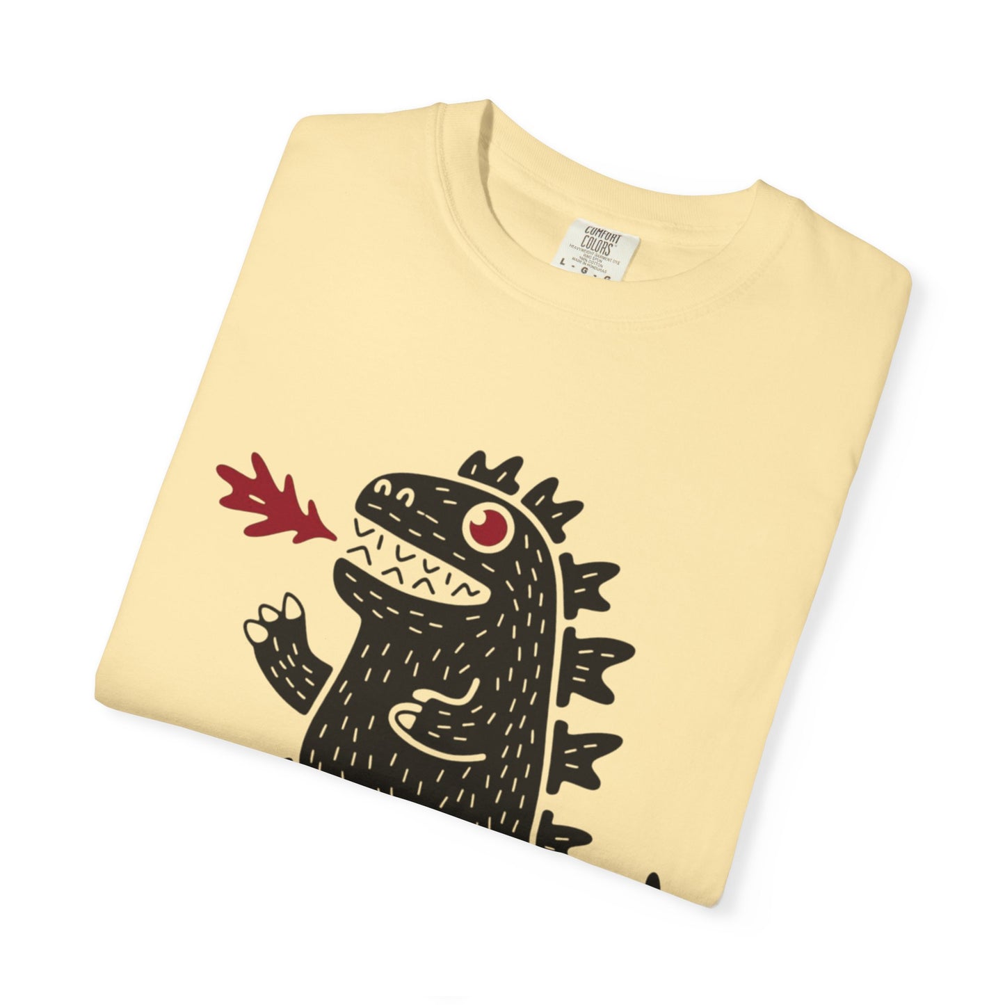 Tokyo Kaiju Tee – Cute Fire-Breathing Monster Graphic Shirt