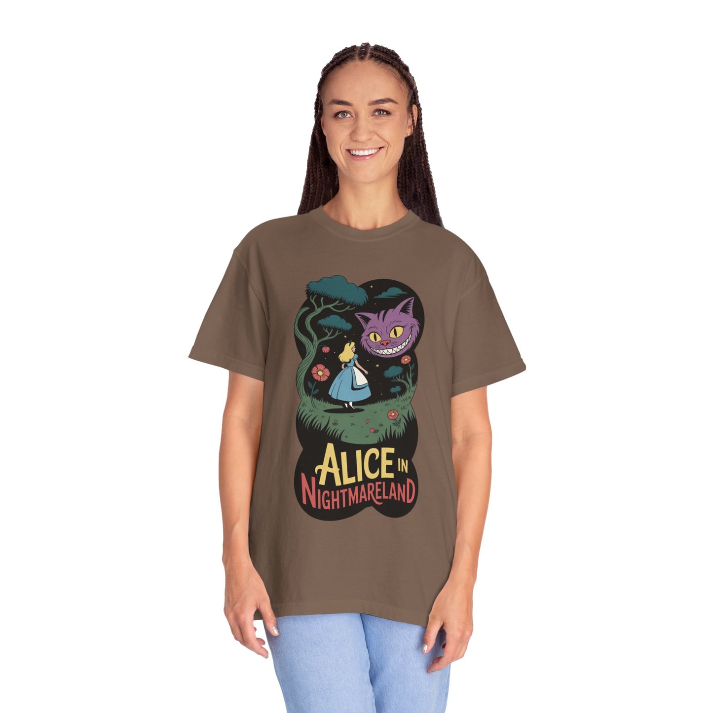 Alice in Nightmareland Tee – Dark Fairy Tale Comfort Colors Shirt