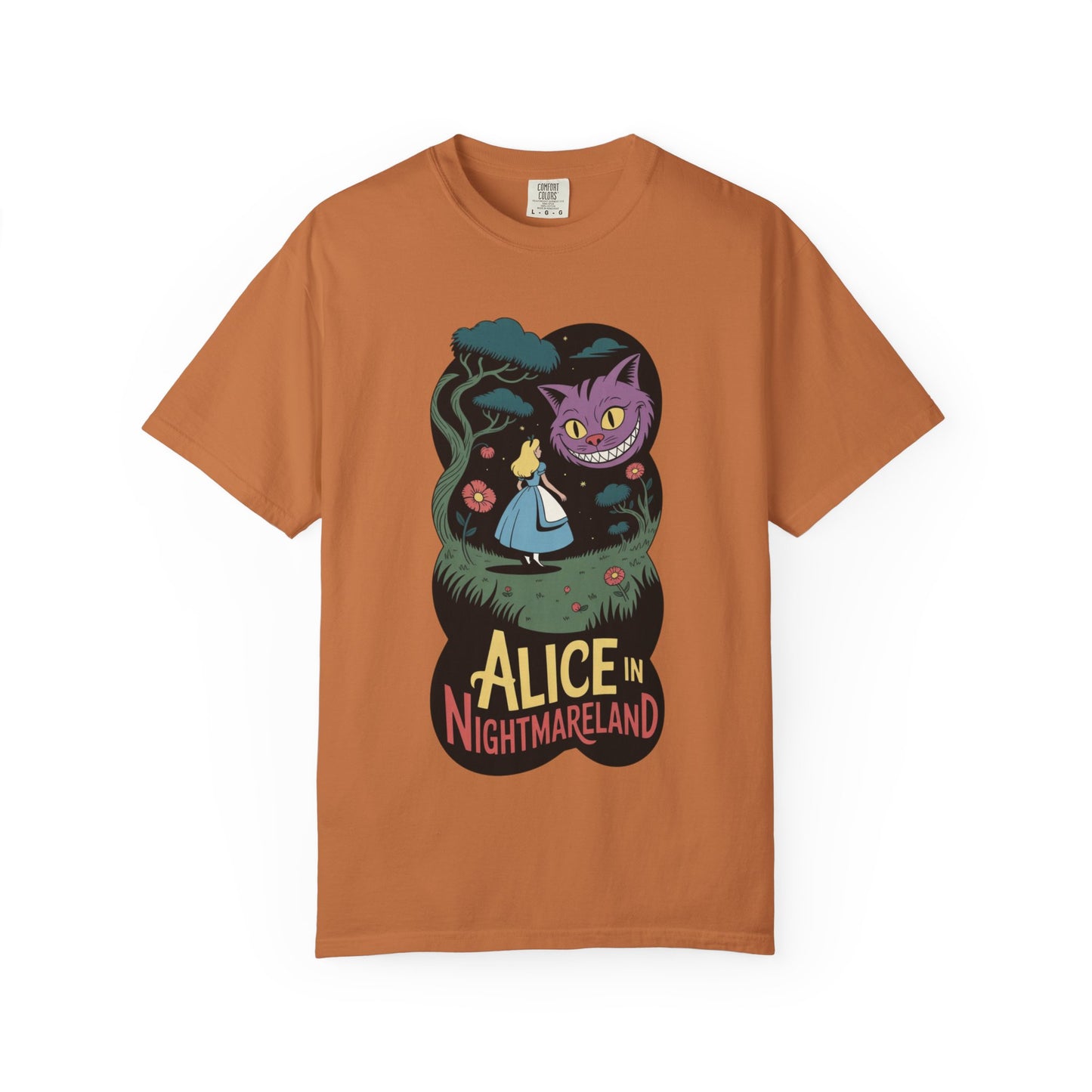Alice in Nightmareland Tee – Dark Fairy Tale Comfort Colors Shirt