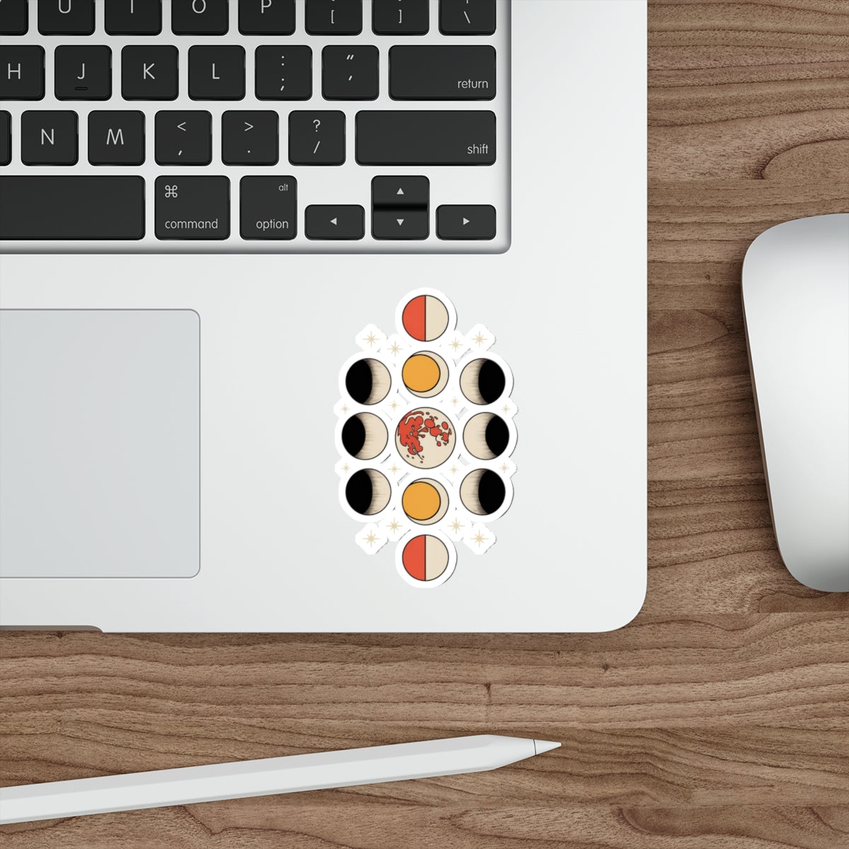 Lunar Phases Sticker – Die-Cut Vinyl Sticker