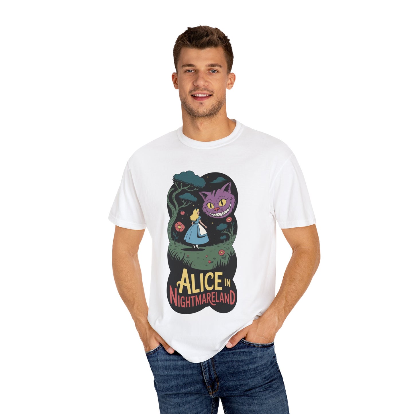 Alice in Nightmareland Tee – Dark Fairy Tale Comfort Colors Shirt