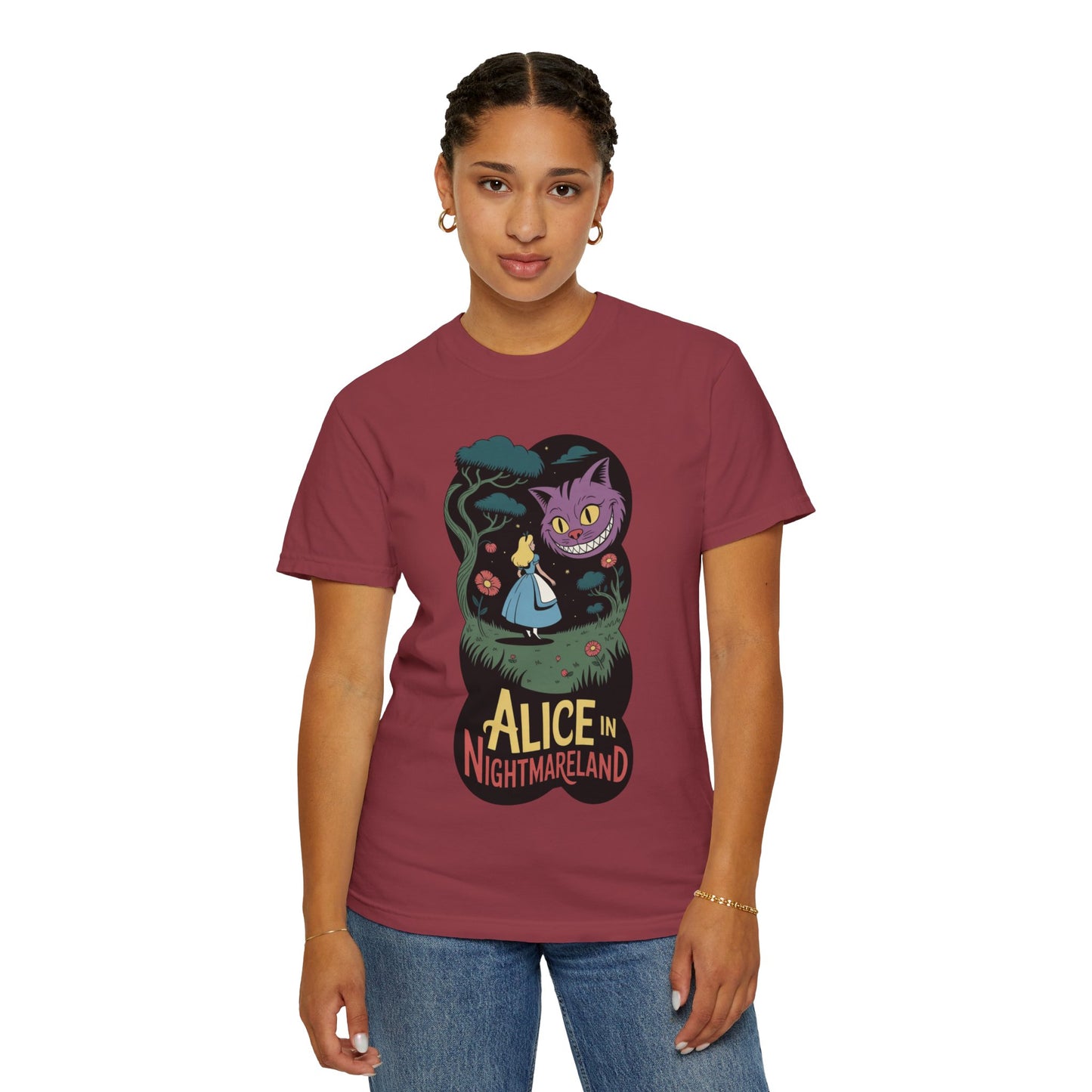 Alice in Nightmareland Tee – Dark Fairy Tale Comfort Colors Shirt