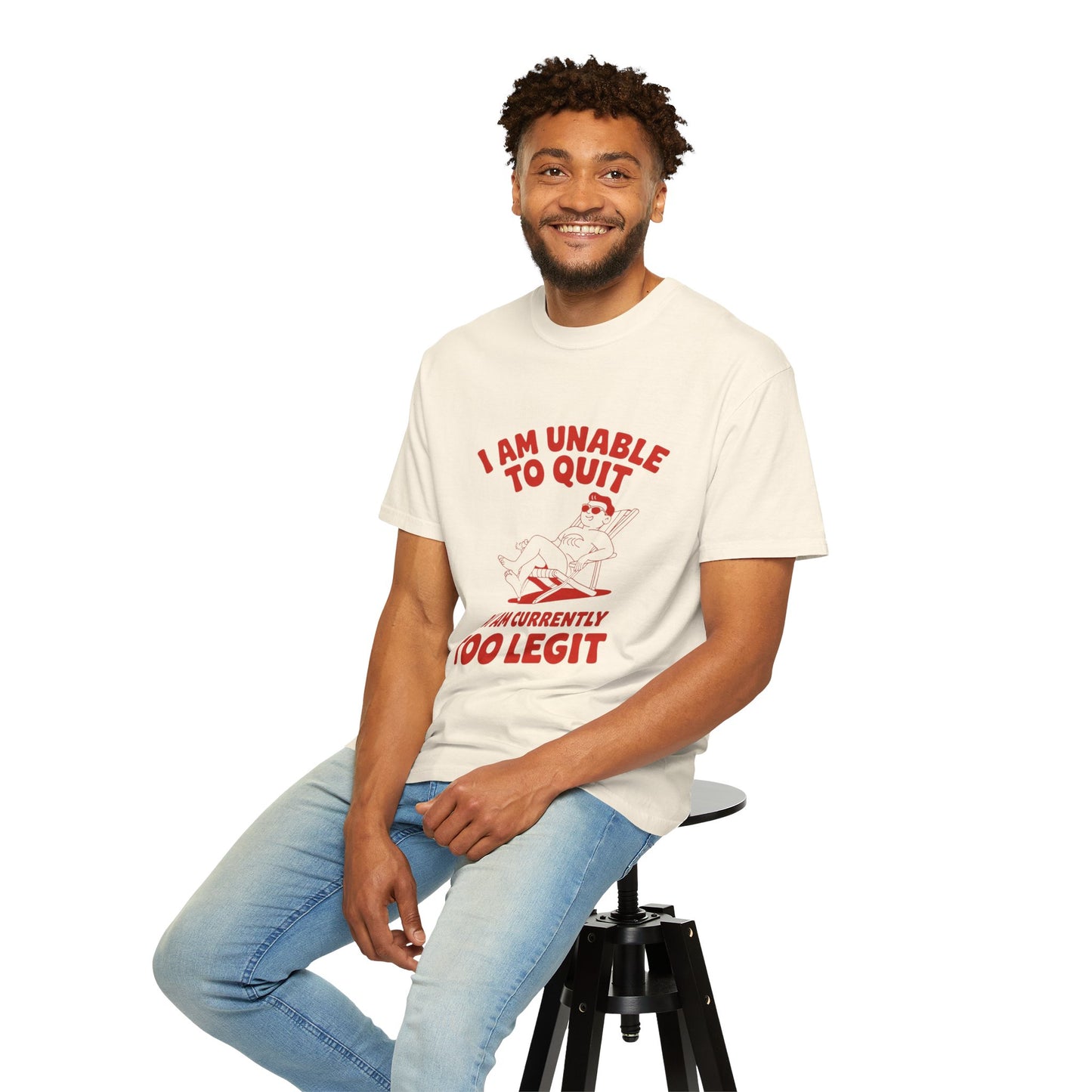 Too Legit to Quit Tee – Funny Retro Vacation T-Shirt