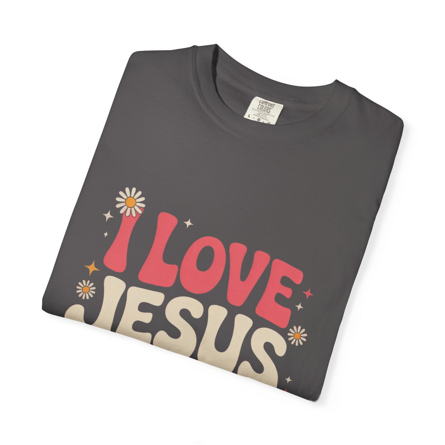 I Love Jesus & Pickles Tee – Faith Meets Flavor Comfort Colors T-Shirt