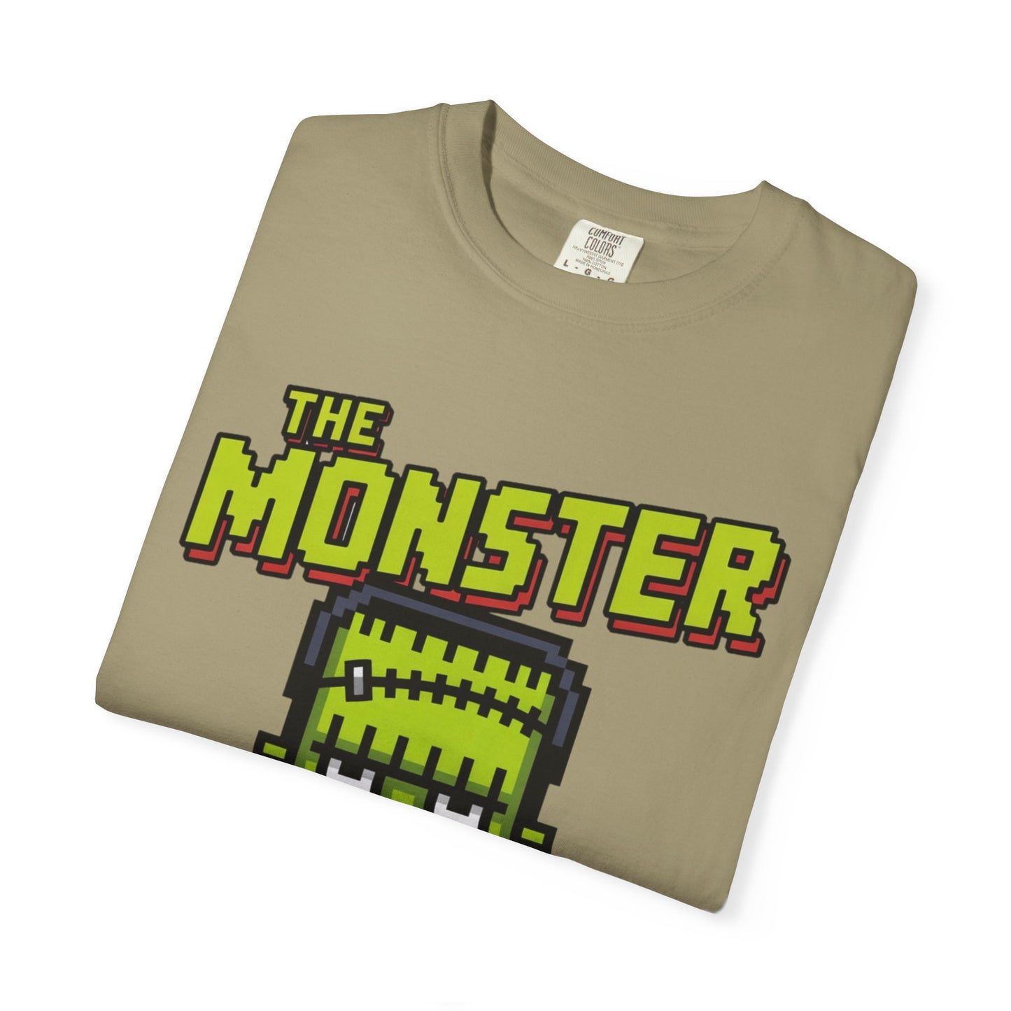 The Monster Pixel Art Tee – Retro Frankenstein Gaming Shirt