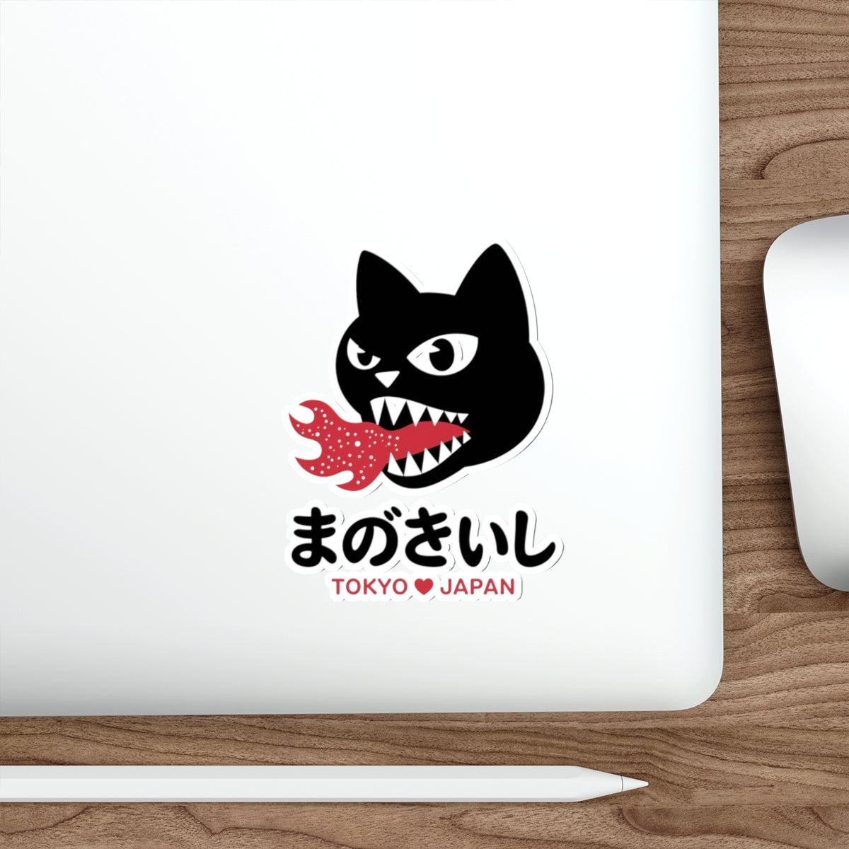 Tokyo Fire Cat Sticker – Die-Cut Vinyl Sticker