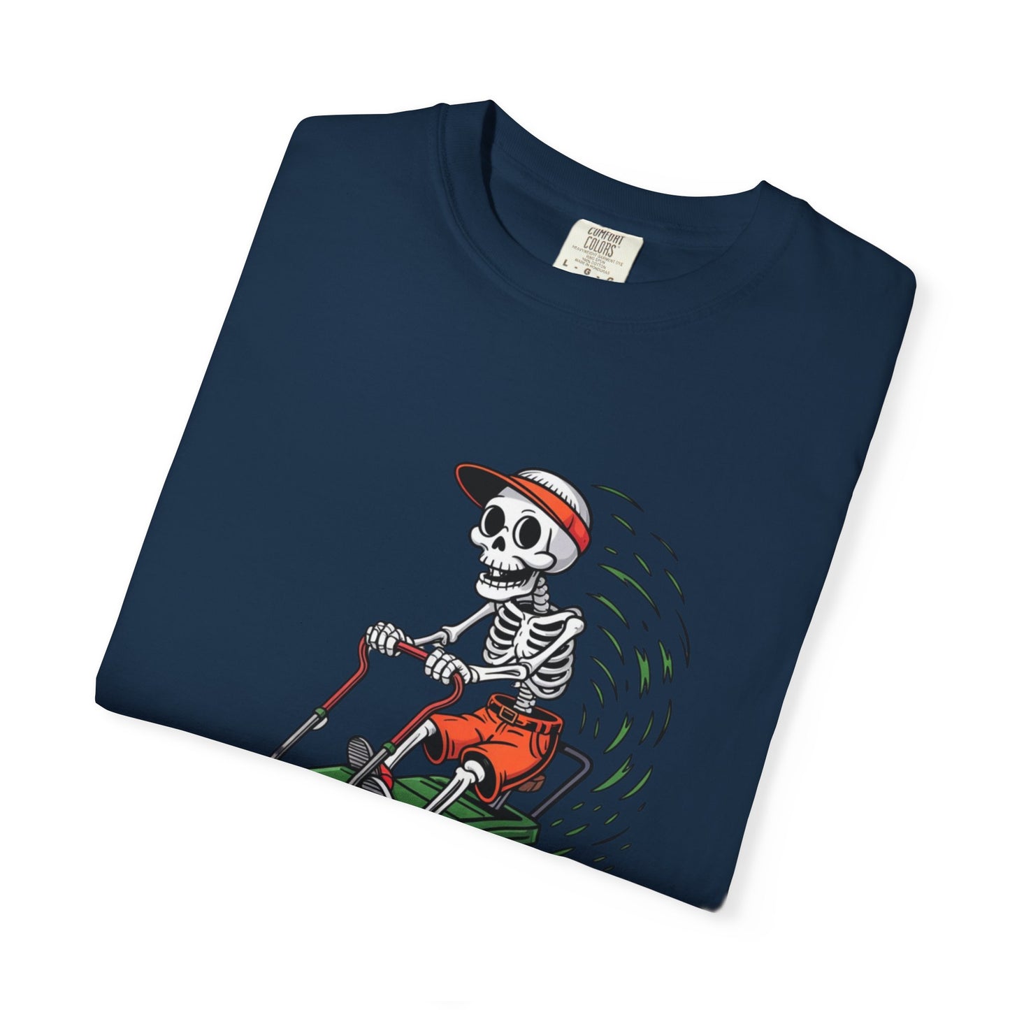 Yard Legend Skeleton Tee – Funny Lawn Mowing Comfort Colors T-Shirt