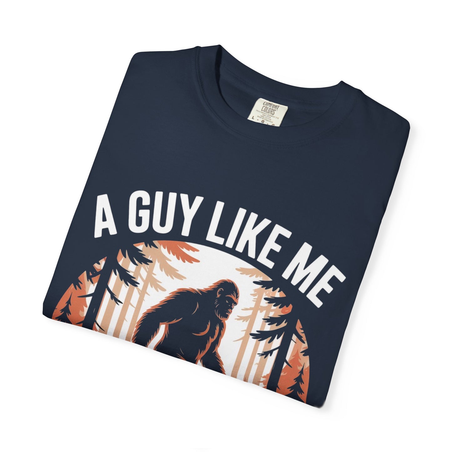 Bigfoot in the Woods Tee – Funny Sasquatch Dating Shirt