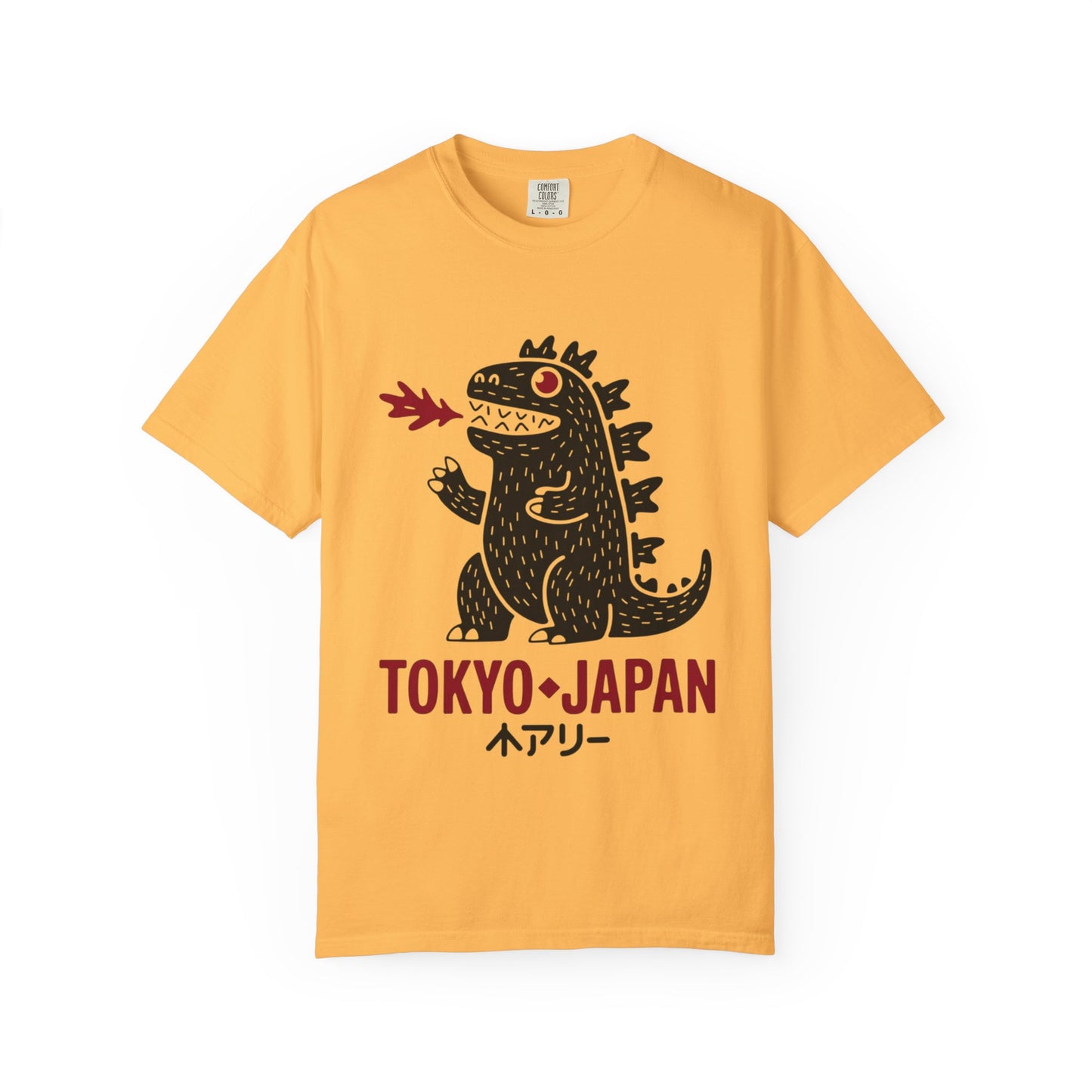 Tokyo Kaiju Tee – Cute Fire-Breathing Monster Graphic Shirt