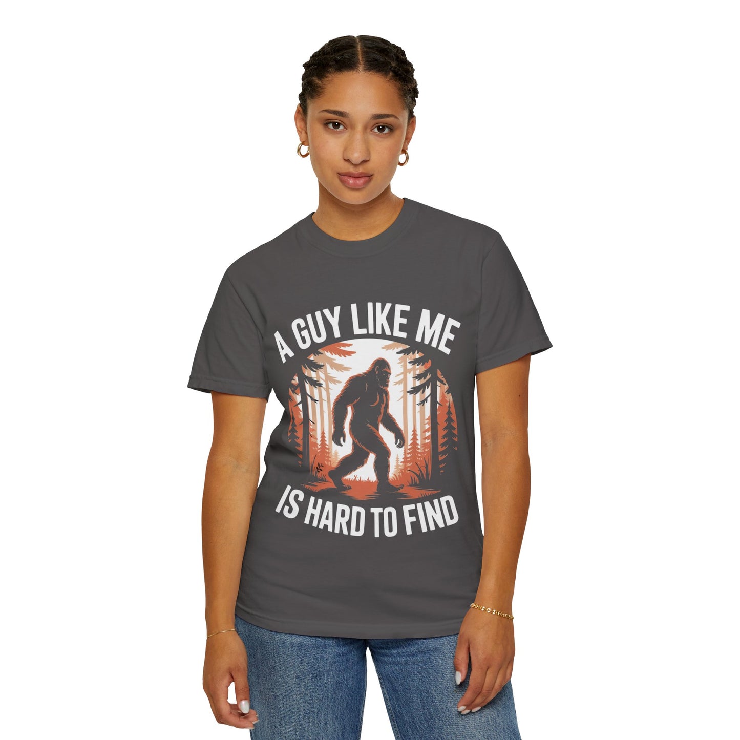 Bigfoot in the Woods Tee – Funny Sasquatch Dating Shirt