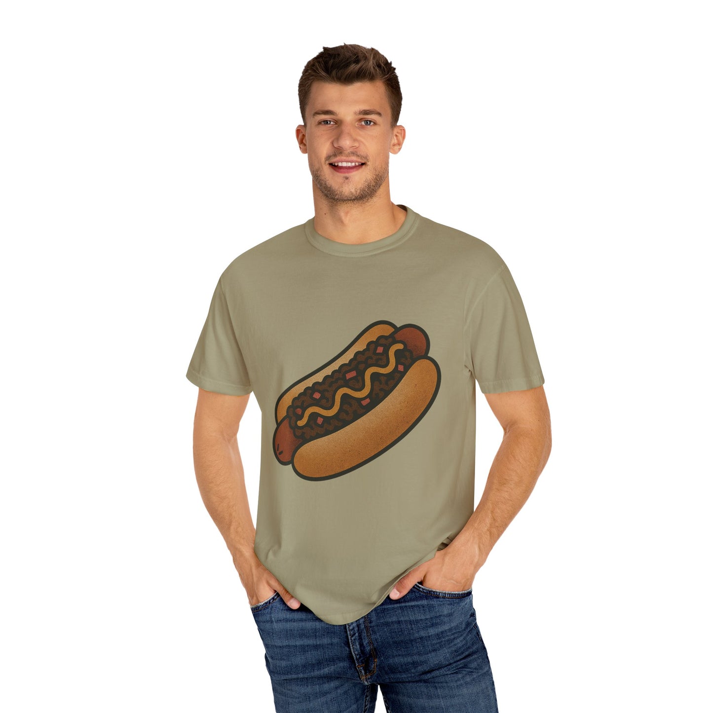Chili Dog Tattoo Tee – Comfort Colors Unisex Garment-Dyed T-Shirt