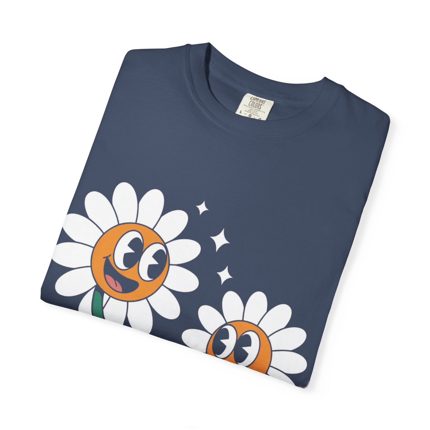 Flower Friends Tee – Retro Cartoon Daisy T-Shirt