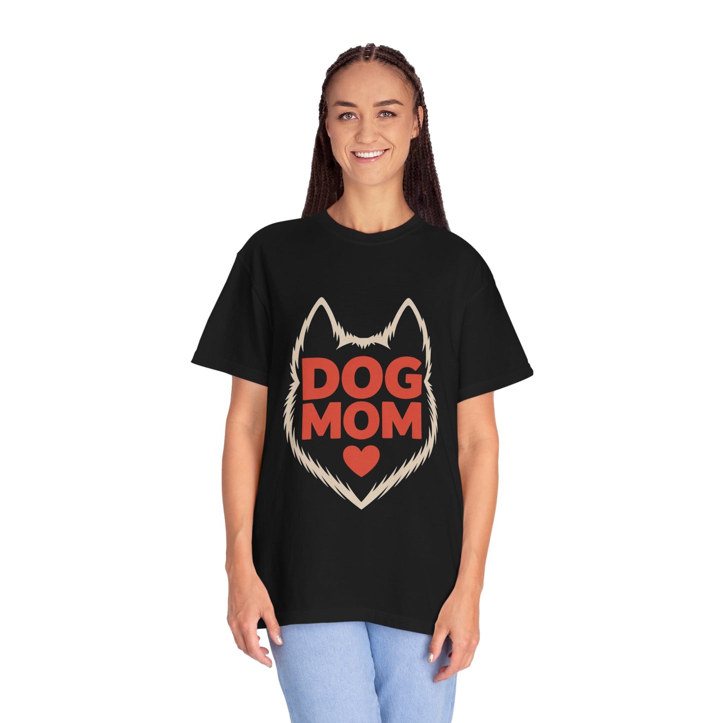 Dog Mom Heart Tee – Minimal Pet Parent Shirt