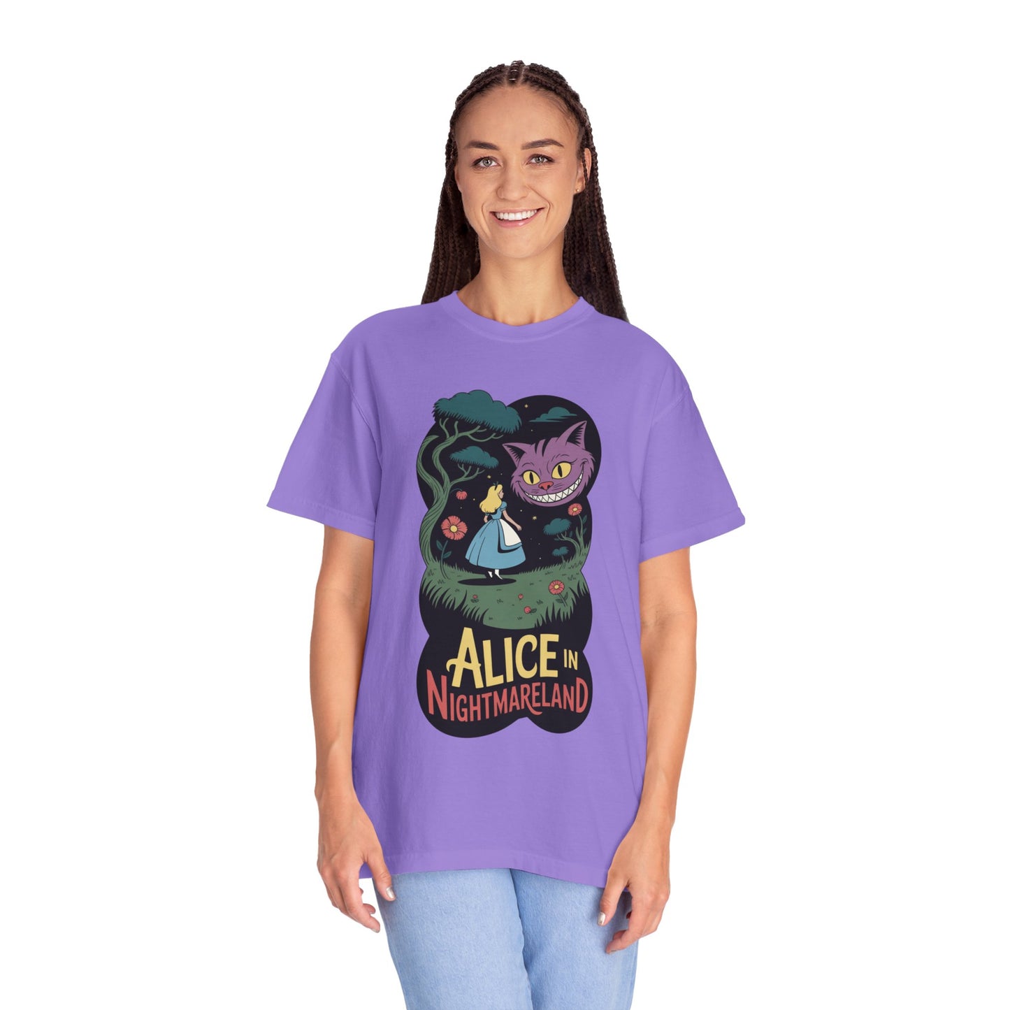 Alice in Nightmareland Tee – Dark Fairy Tale Comfort Colors Shirt