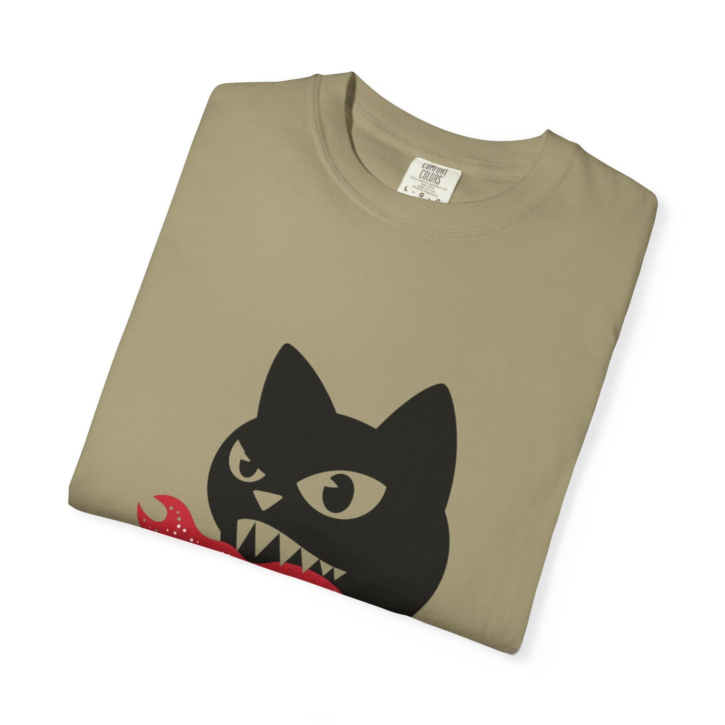 Tokyo Fire Cat Tee – Japanese Graphic Retro-Inspired Shirt