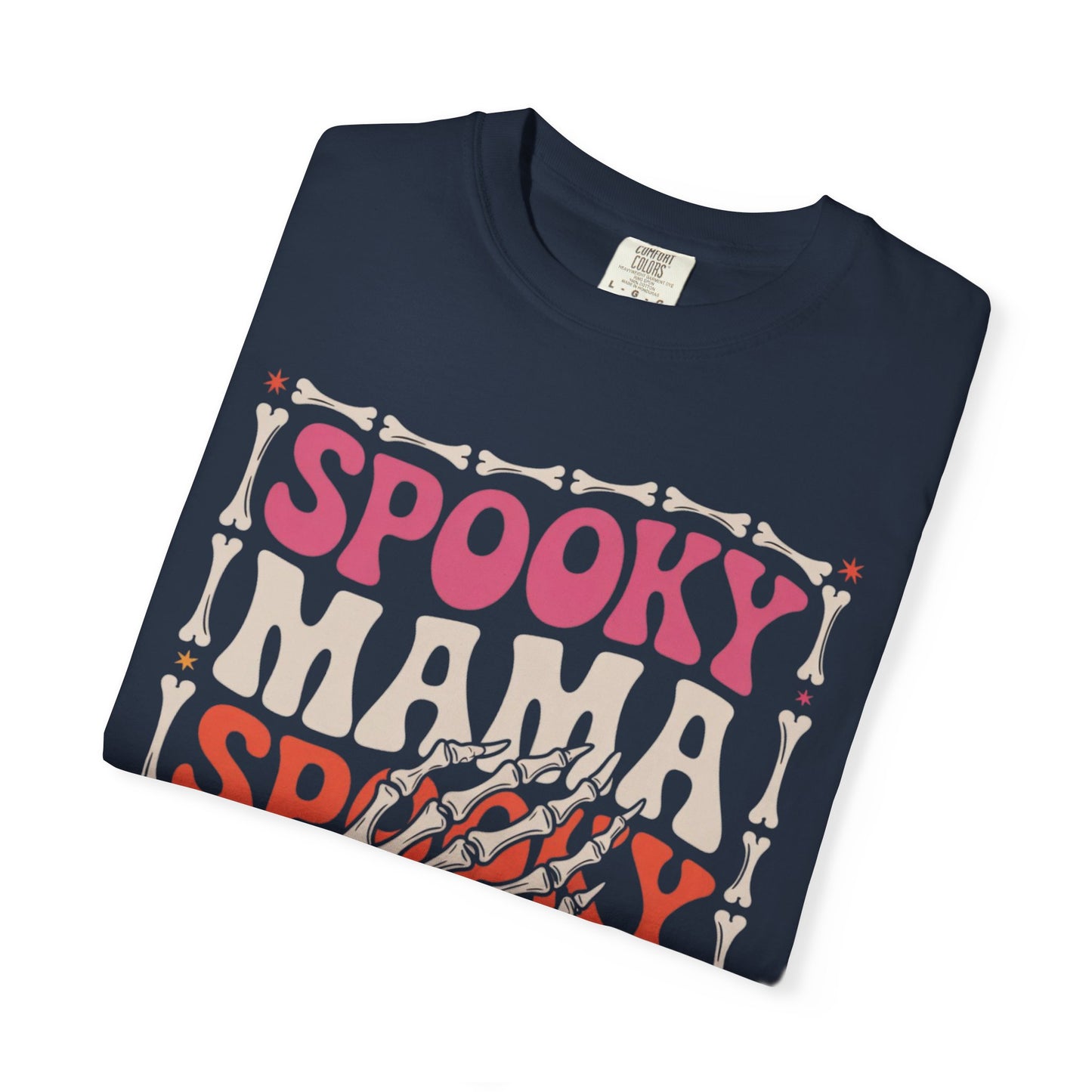 Spooky Mama Tee – Retro Halloween Skeleton Shirt