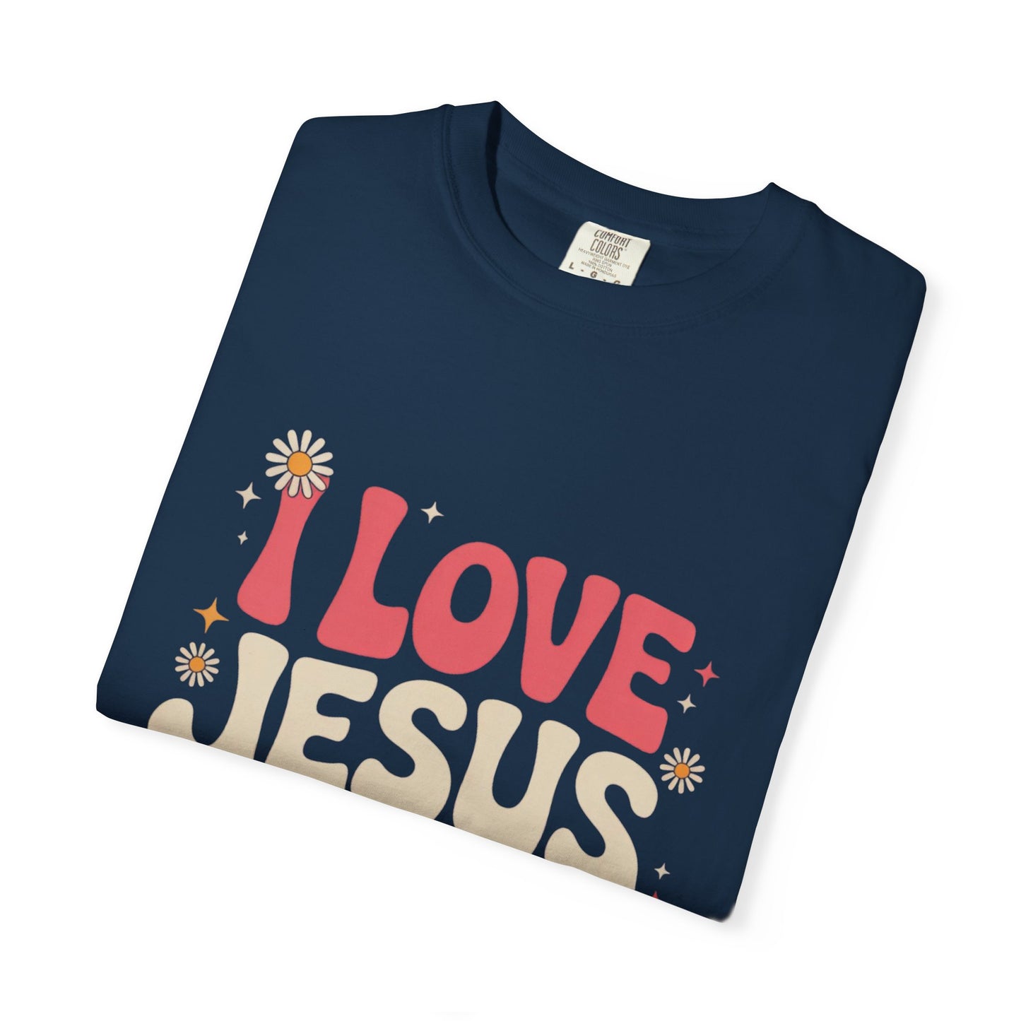 I Love Jesus & Pickles Tee – Faith Meets Flavor Comfort Colors T-Shirt
