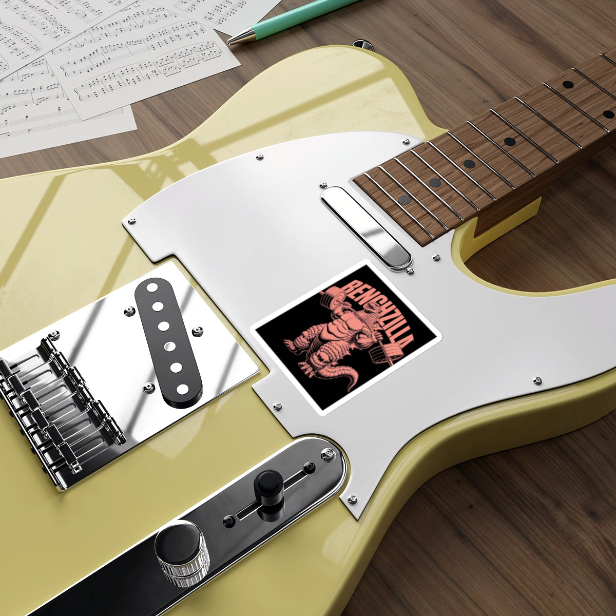Benchzilla Sticker – Die-Cut Vinyl Sticker