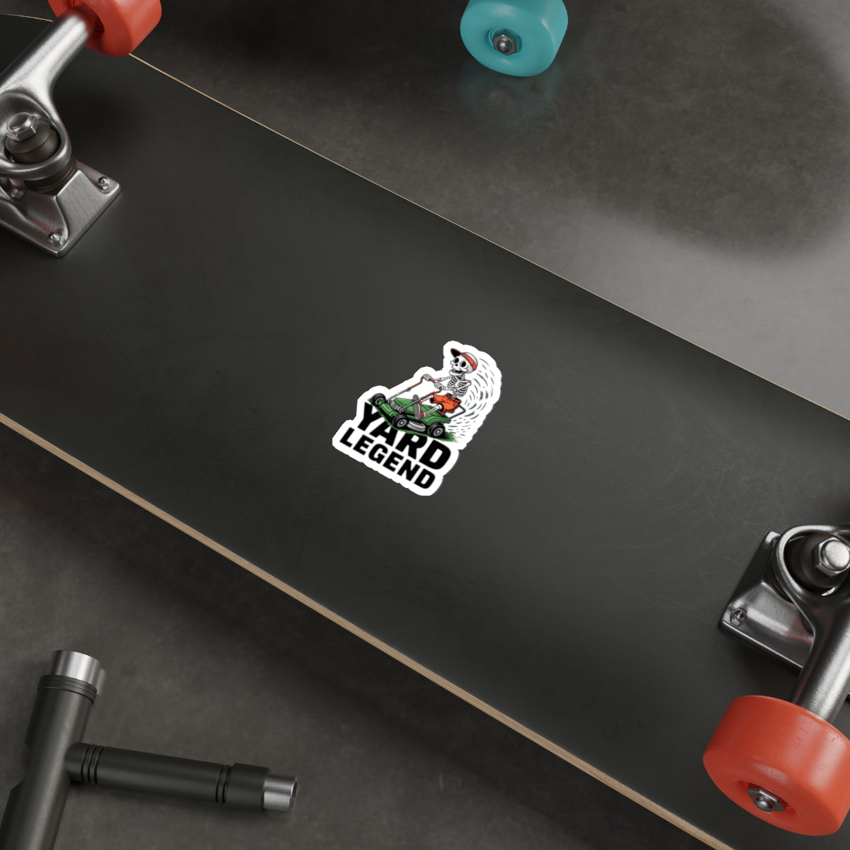 Yard Legend Skeleton Sticker – Die-Cut Vinyl Sticker